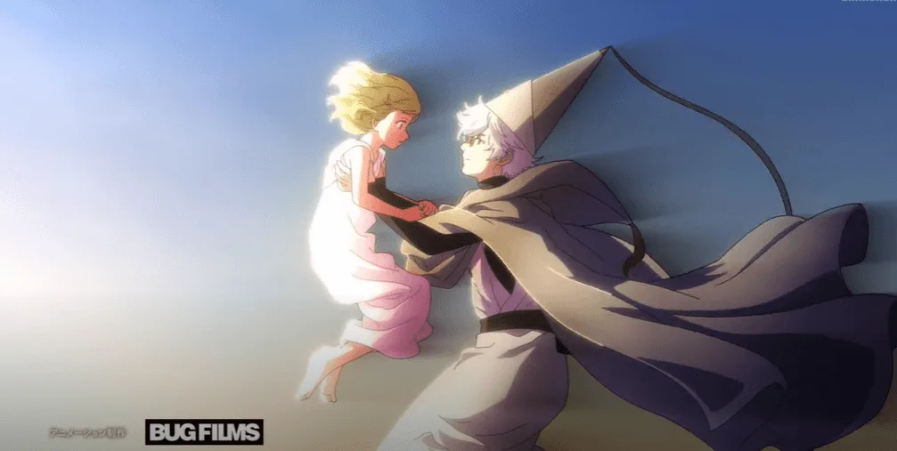 High-quality illustration from Witch Hat Atelier, a popular fantasy manga by Kamome Shirahama, showcasing detailed ink line art, magic themes, and a richly designed world.